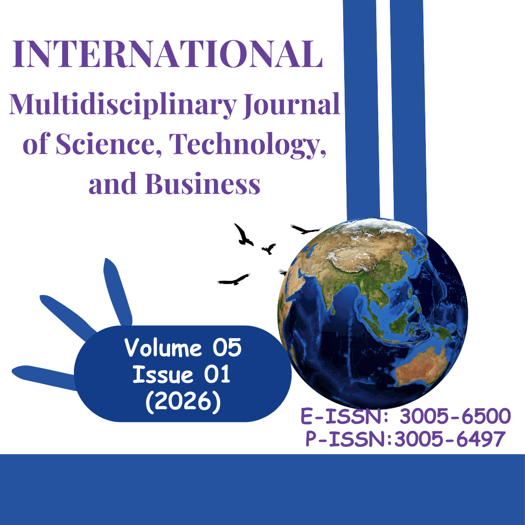 					View Vol. 5 No. 01 (2026): International Multidisciplinary Journal of Science Technology and Business 
				